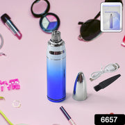 Nose hair trimmer demonstrating effortless and precise use