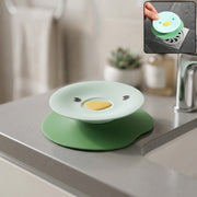 Silicone sink drain strainer with duck shape for kitchens and bathrooms