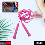 High-speed skipping rope with durable latex cable for intense cardio sessions.