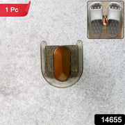 Strong sticky backing of self-adhesive slipper holder for secure wall mounting
