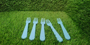 Generic image of a plastic fork, suitable for a wide range of meals.