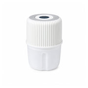 Mini garlic chopper on white background