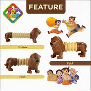 Kids novelty lion spring toy designed as a stress relief fidget