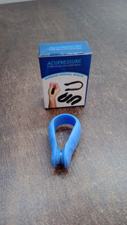 Packaged Plastic Magnetic Acupressure Clip ready for shipping