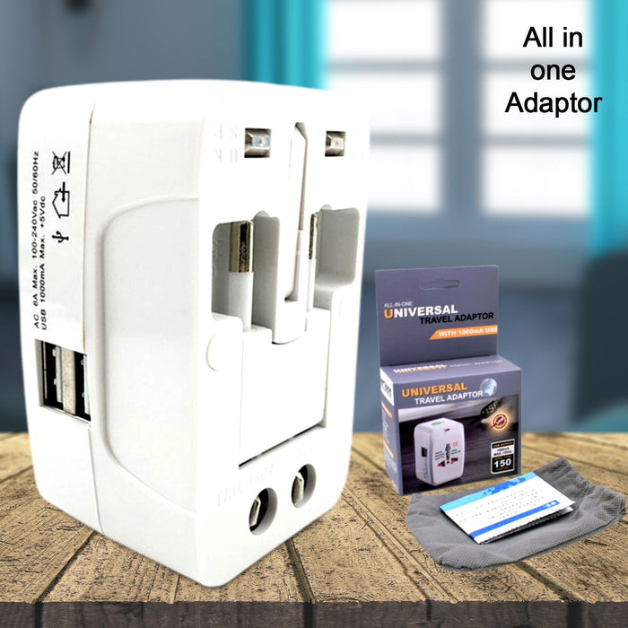 Universal Travel Adapter – All-in-One Worldwide Plug | Poravar