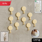 Close-up of utility hooks holding keys and cables securely