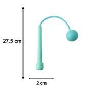 Wrist ball size view for cordless skipping rope set