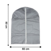 Garment cover displaying 60x80 cm dimensions for clothing protection