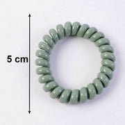 Soft Stretchable Telephone Wire Hair Bands – No Crease & Waterproof