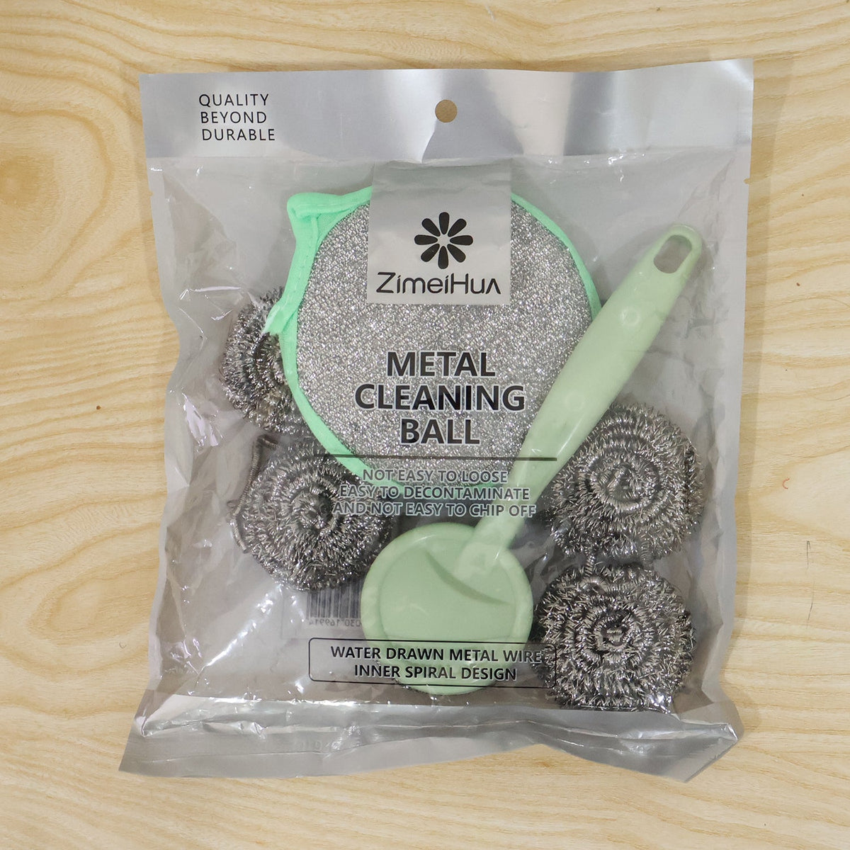 Kitchen Cleaning Set – 6-in-1 Stainless Steel Scrubber