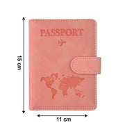 Inner compartments of travel passport holder showing card and SIM slots