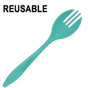 Single BPA-free plastic fork, ideal for daily use.