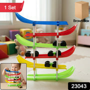 Multi-level racing track toy for children