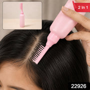 Scalp comb oil applicator root care