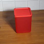 Reusable plastic storage container for home and kitchen use