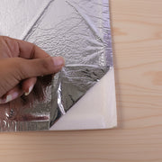 Soft pink padded wall insulation panel home improvement