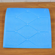 DIY self-adhesive blue wall decor foam panel