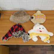 Person wearing all-season woolen and summer cap in outdoor setting